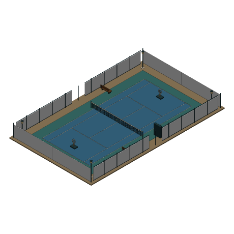 The Continuum — Tennis & Rally Club, From above and to the south-east.