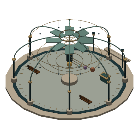 The Continuum — Observatory of Unfinished Ideas, From above and to the south-east.