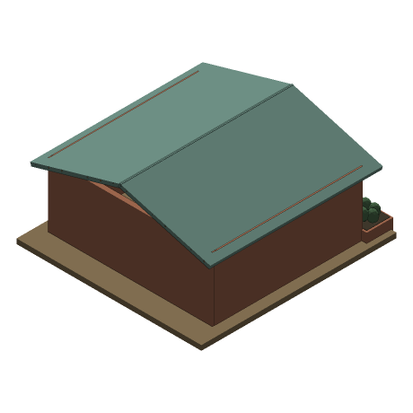 The Continuum — Amber House, From above and to the south-east.