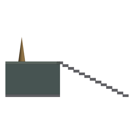 The Long-Eared Rest, Looking east. South is to the right.