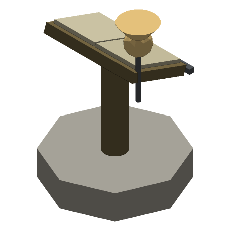Lantern Reach — The Keeper's Desk, From above and to the south-east.