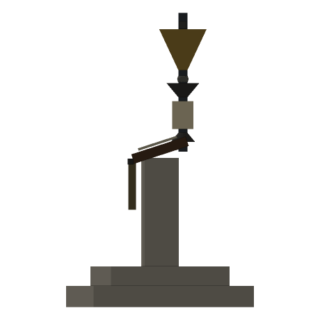 Coldharbour — The Crier's Post, Looking west. North is to the right.
