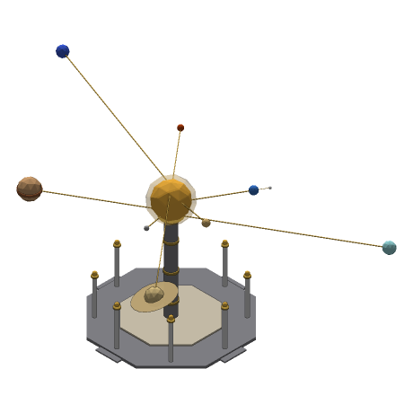 The Great Orrery, From above and to the south-east.