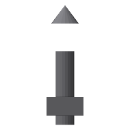 db-monument, Looking north. East is to the right.