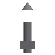 db-monument, Looking east. South is to the right.
