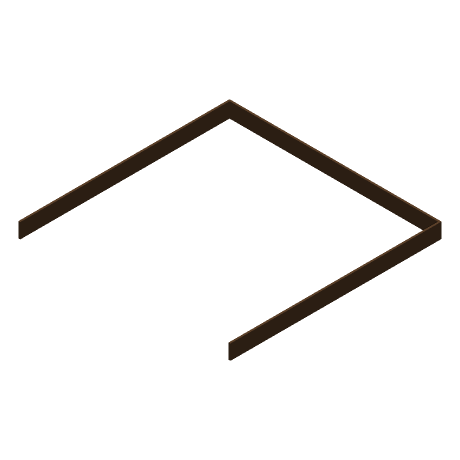Fence, seen from above and to one side