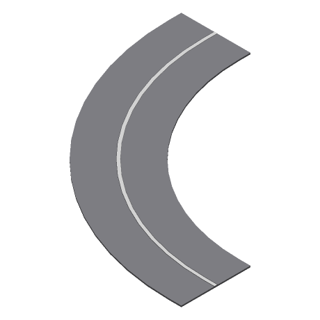 Bend-1, seen from above and to one side