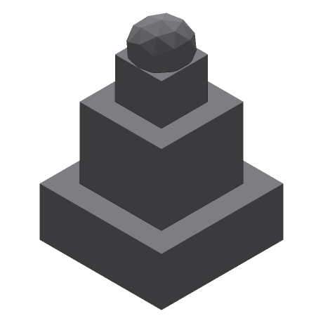 Keeper Waystone, seen from above and to one side